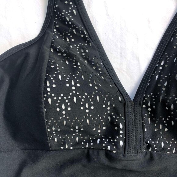 Krista Swimwear Black One-piece Bathing Suit - Picture 3 of 7